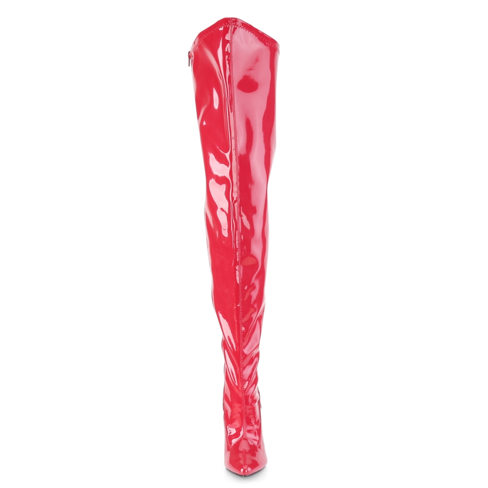 Pleaser Pink Label - SEDUCE3000WC Cuissardes - Chaussures de pole dance - Rouge
